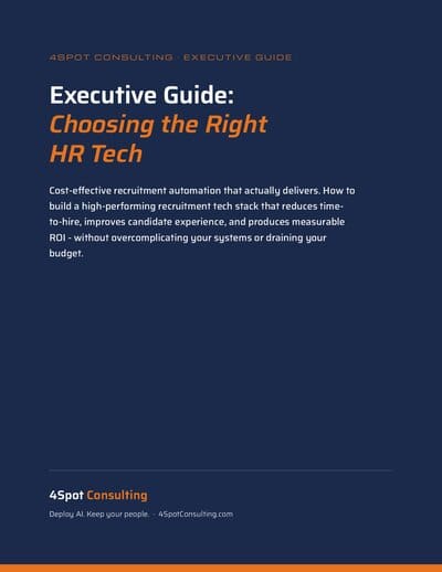 Executive Guide: Choosing the Right HR Tech
